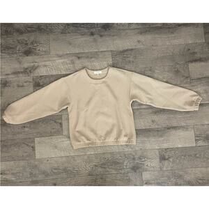 Banana Republic Women's Beige Crew Neck Sweatshirt